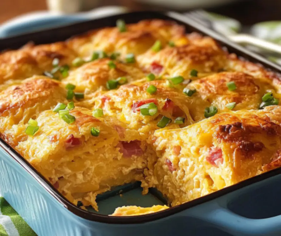 🥐Exquisite Crescent Roll Casserole in 30 minutes 🍳✨