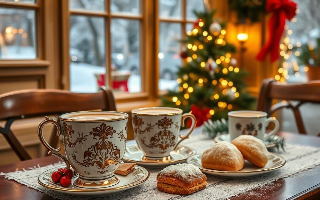 French Christmas Hot Chocolate Coffee Non-Alcoholic Perfect for After Dinner