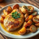 Garlic Parmesan Chicken and Potatoes: A Delectable Dish