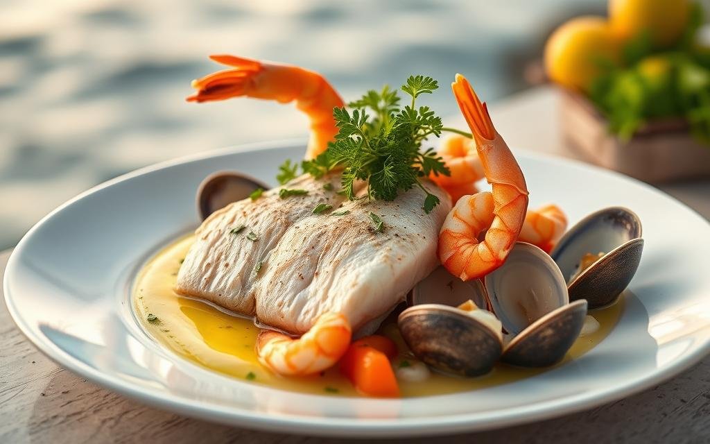 Enjoy a Taste of the Sea: Marine Hake with Shrimp and Clams