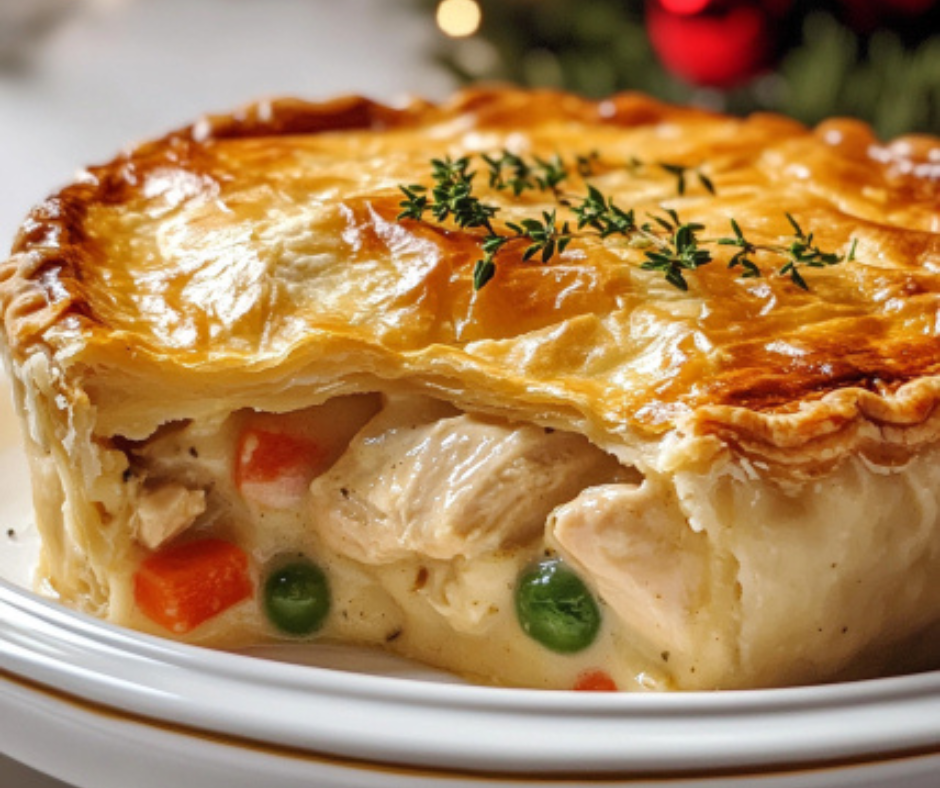 🎄 Fascinating Chicken Pot Pie: The Coziest Christmas Comfort Dish 🥧✨