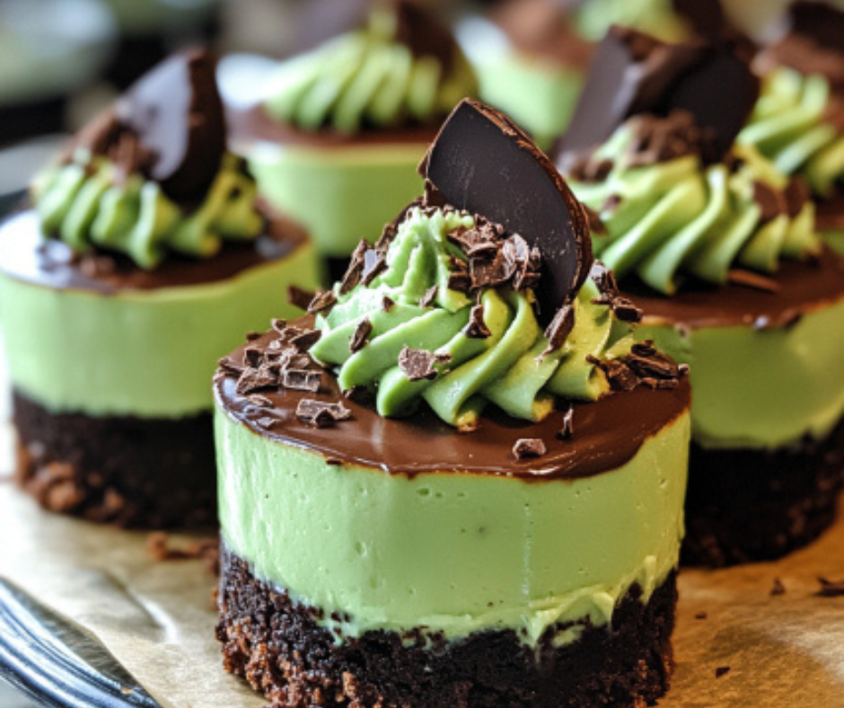 Avocado Mint Chocolate Cheesecakes – Best Holiday Twist For 2024🎄🥑🍫