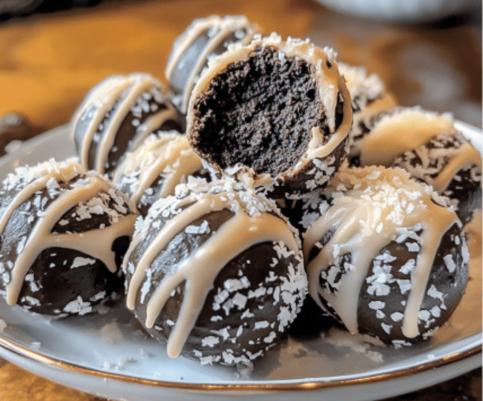 Awesome Reese’s Oreo Coconut Snowballs