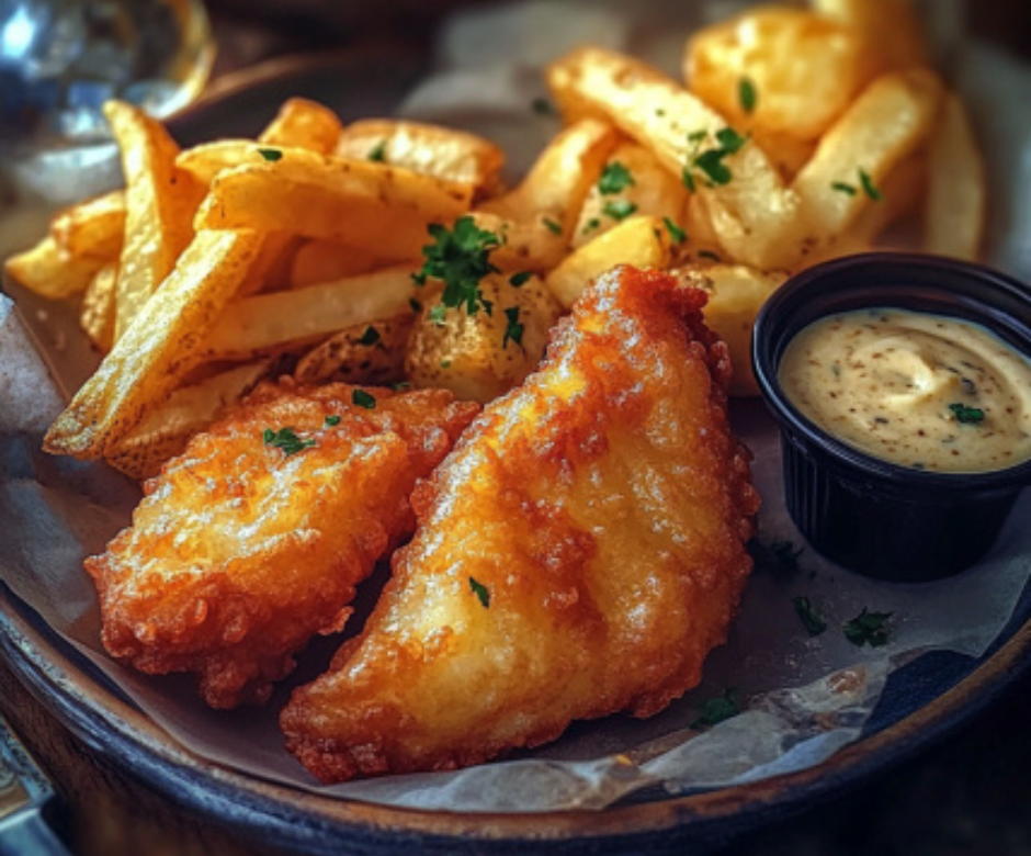 Golden British Fish and Chips: A Crispy Delight!