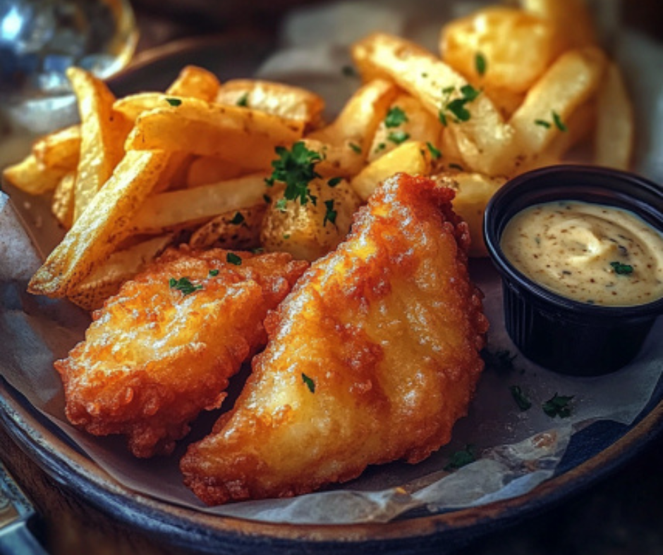 Golden British Fish and Chips: A Crispy Delight!