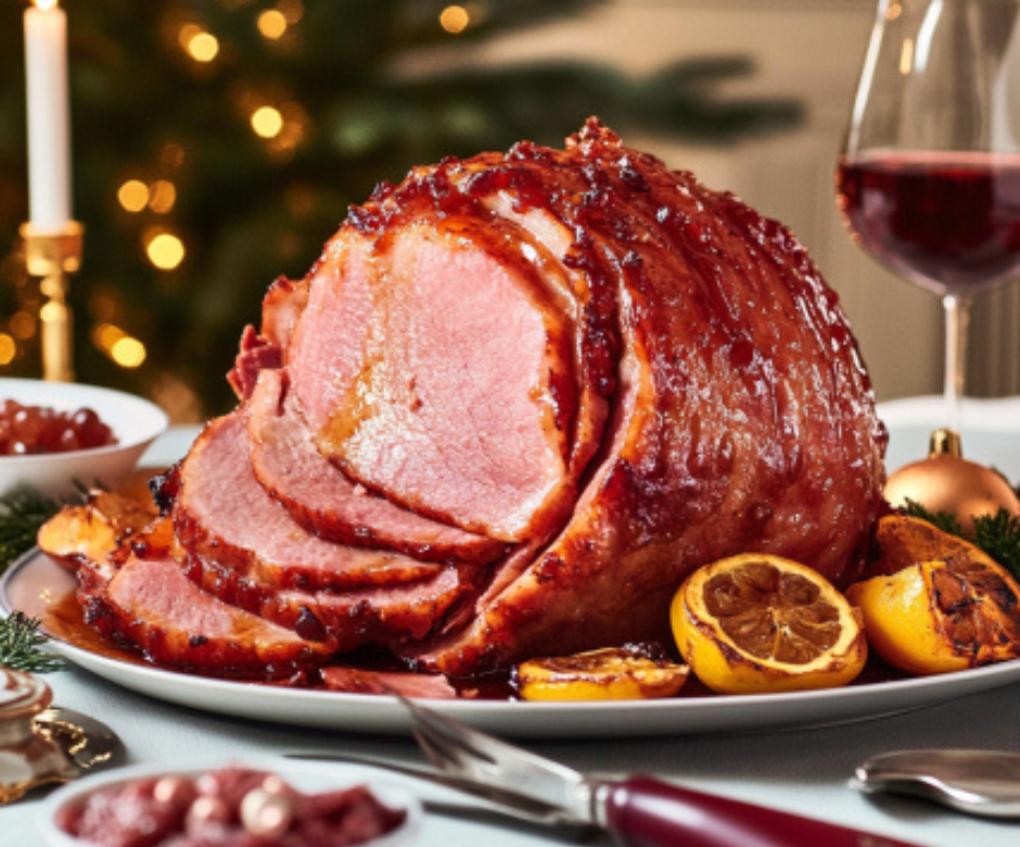 Spicy Maple-Glazed Ham: A christmas Holiday Delight 🎄🍖