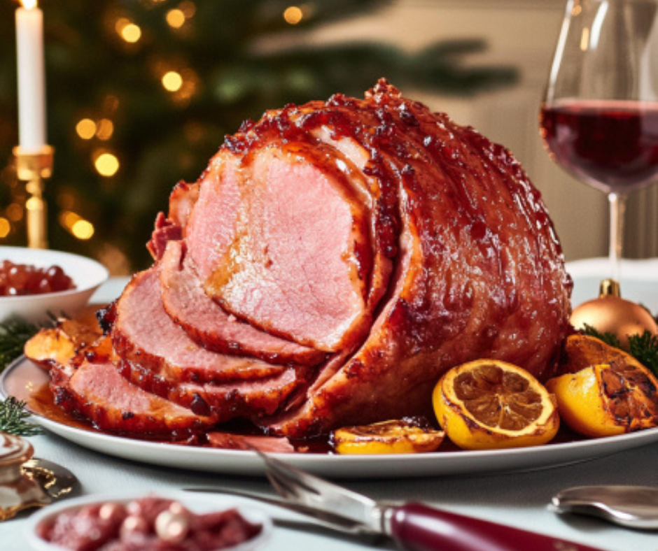 Spicy Maple-Glazed Ham: A christmas Holiday Delight 🎄🍖