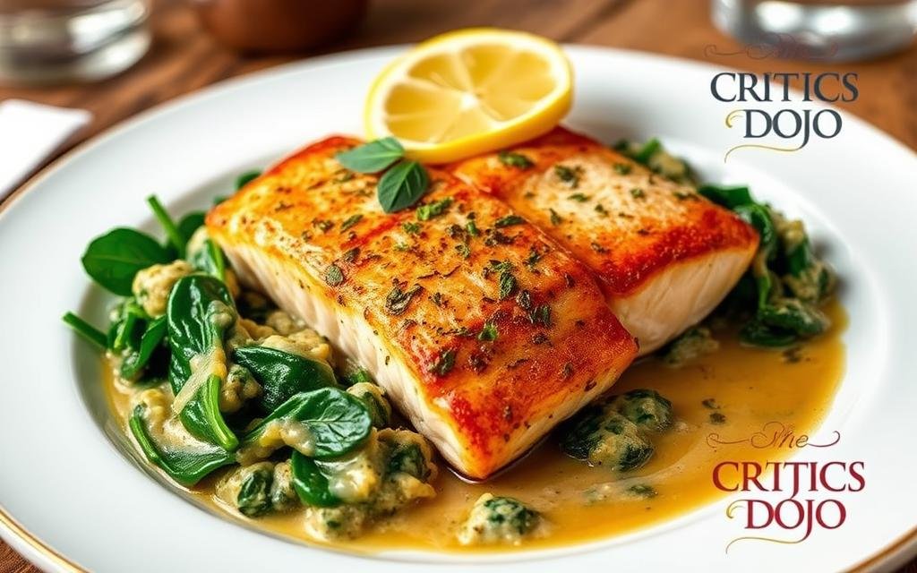 Perfectly Pan-Seared Salmon with Creamy Florentine Sauce