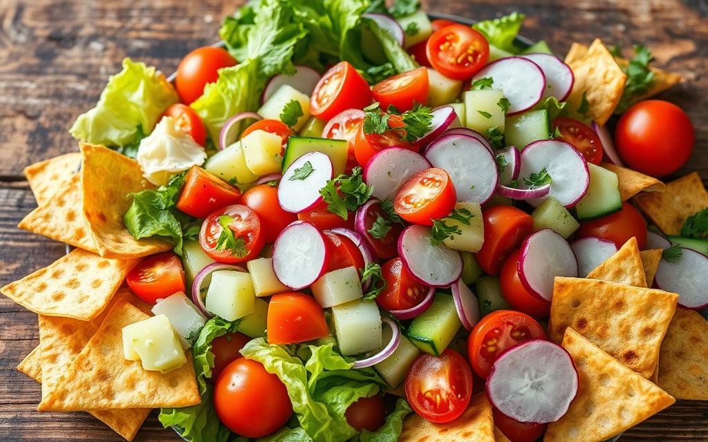 Fascinating Lebanese Fattoush Salad Recipe with a Fresh Twist