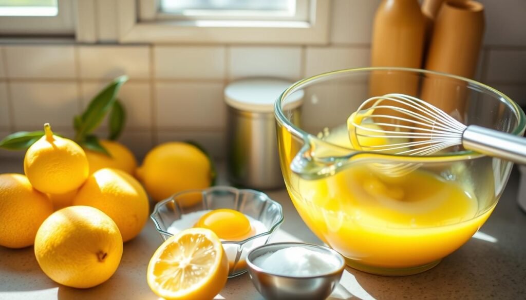 lemon curd preparation