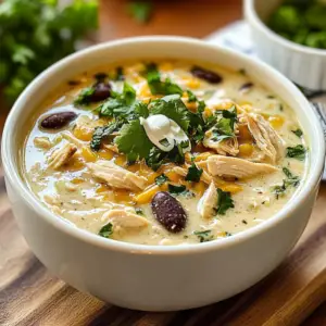 Festive Creamy White Chicken Chili in 45 minutes 